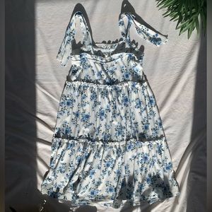 Trixxi Girl Blue Flower Dress